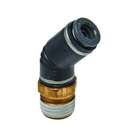 S.U.R. & R. Auto Parts 45deg Swvl M Elbow 1/4"TubeX1/4"NPT (2) SRRAB4230